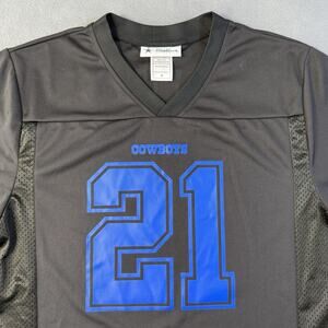 Dallas Cowboys Jersey Men's Medium Black Short Sleeve Relaxed Ezekiel Elliott #2